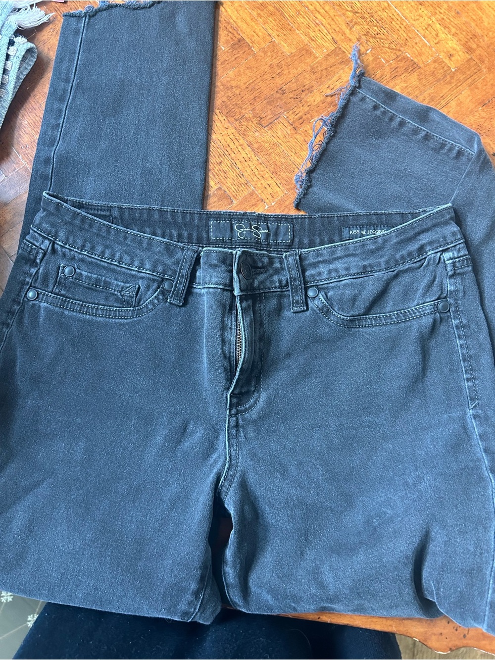 Jessica Simpson Black Wash Denim Jeans, 29